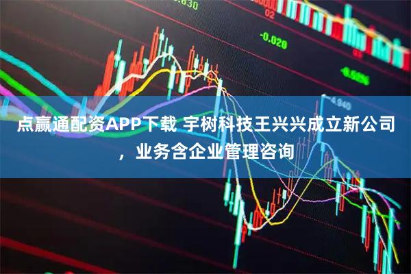 点赢通配资APP下载 宇树科技王兴兴成立新公司,业务含企业管理咨询